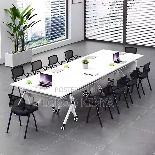 Office Table:120cm Foldable Conference Table - thumbnail 5