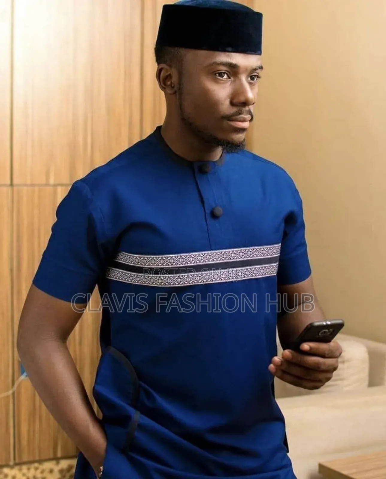 Shirts for Men With Embroidery Details