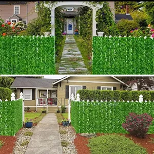 1*3M Leaf Artificial Leaf Fence