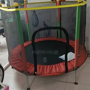 Compact 4ft Trampoline With Safety Enclosure – Fun Safe Fo