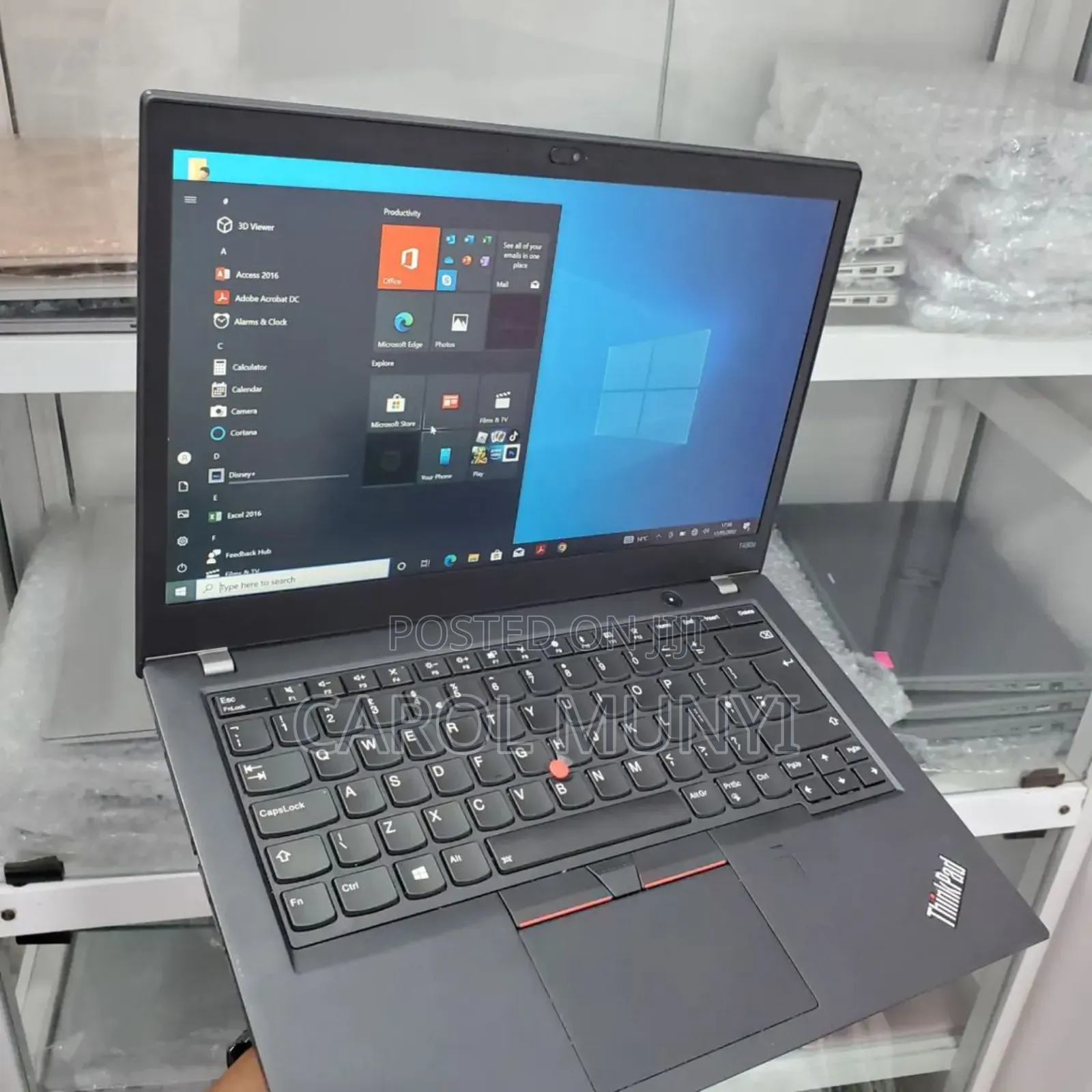 New Laptop Lenovo ThinkPad T480s 8GB Intel Core i5 SSD 500GB