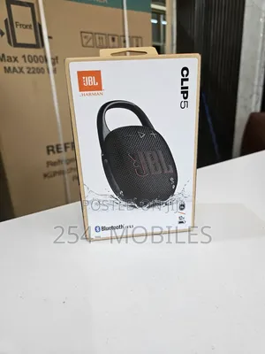 JBL Clip 5 Black Waterproof Speaker