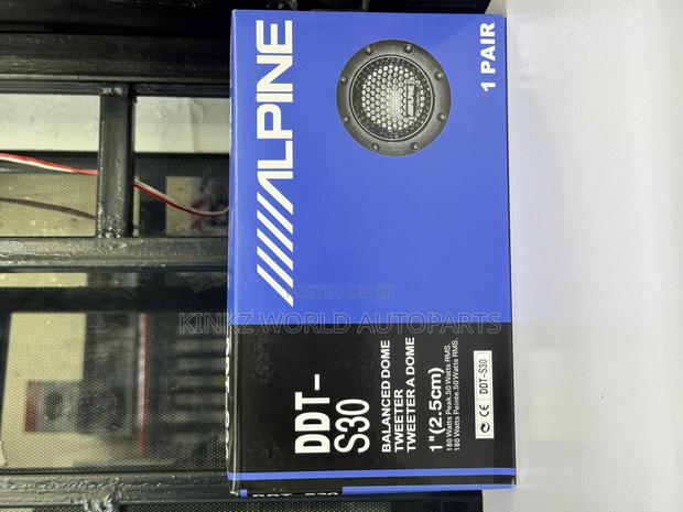 Alpine DDT-S30 360W Soft Dome Car Audio Speakers Tweeters - thumbnail 2