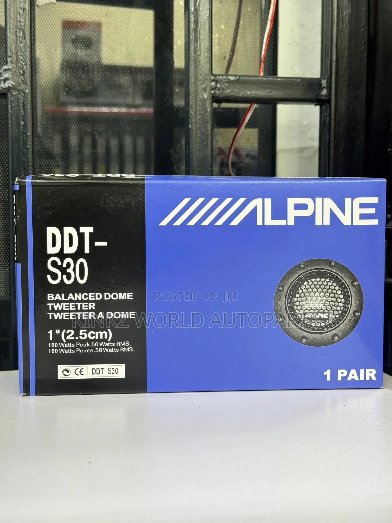 Alpine DDT-S30 360W Soft Dome Car Audio Speakers Tweeters