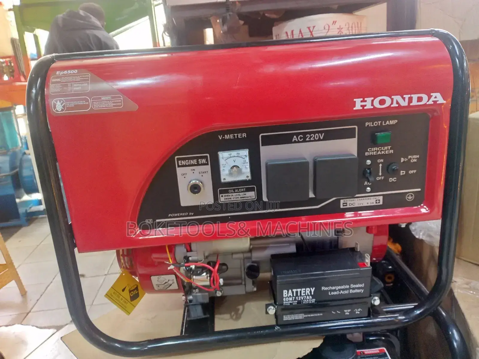 Honda 6.5KVA Key Start Petrol Generator