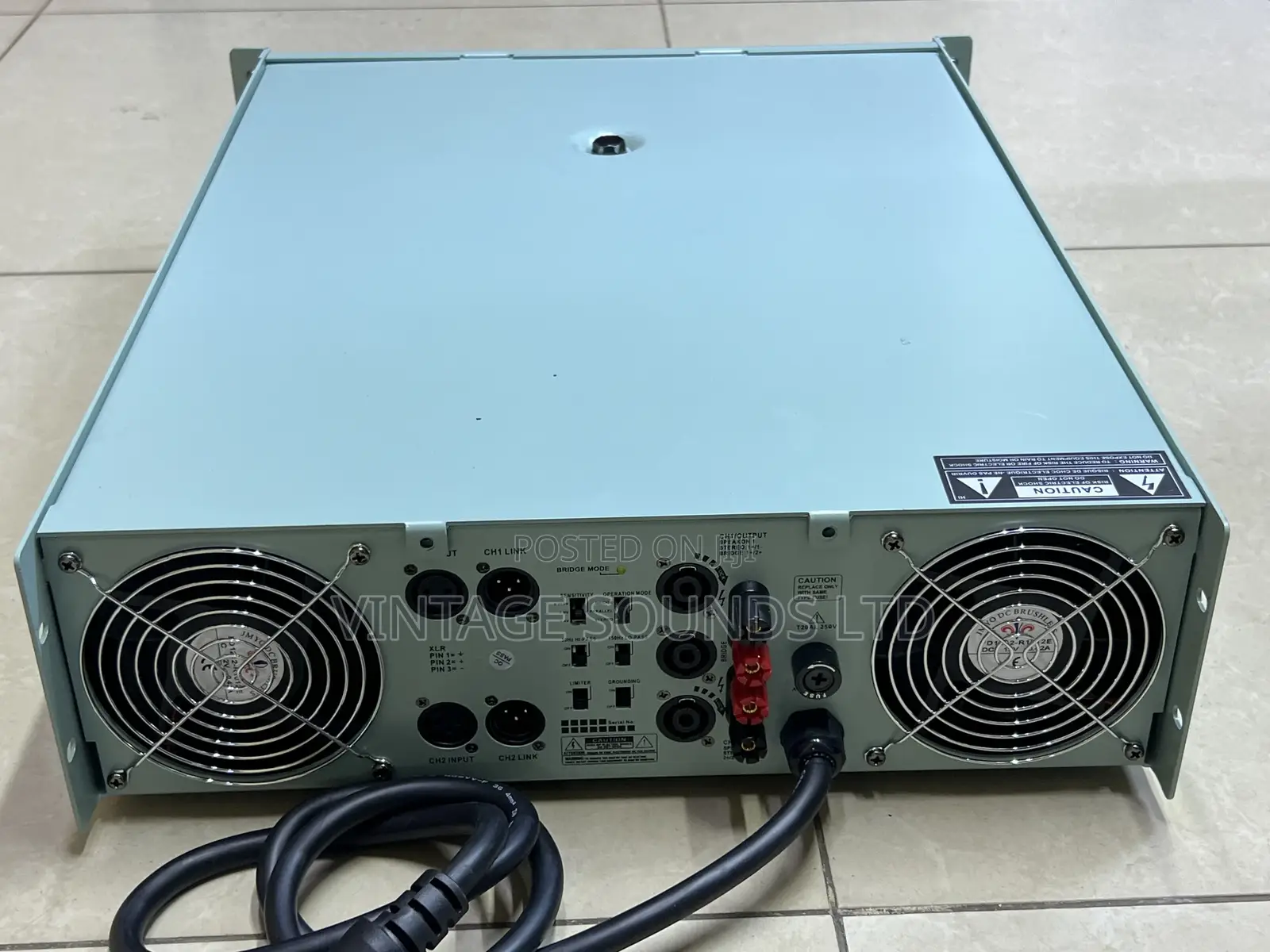 High Power Morgan Sound 39.2 Power Amplifier