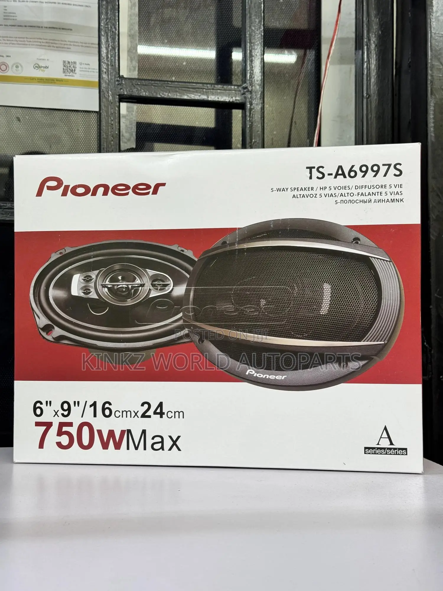 Pioneer TS-A6997S 6′′ X 9′′ 5-Way Speaker 750w