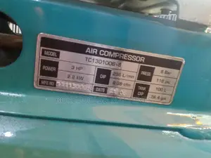 Electric Total Air Compressor 100L 3HP