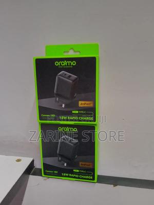 Oraimo Adapter With Free Type C Cable 18W Fast Charging - thumbnail 2