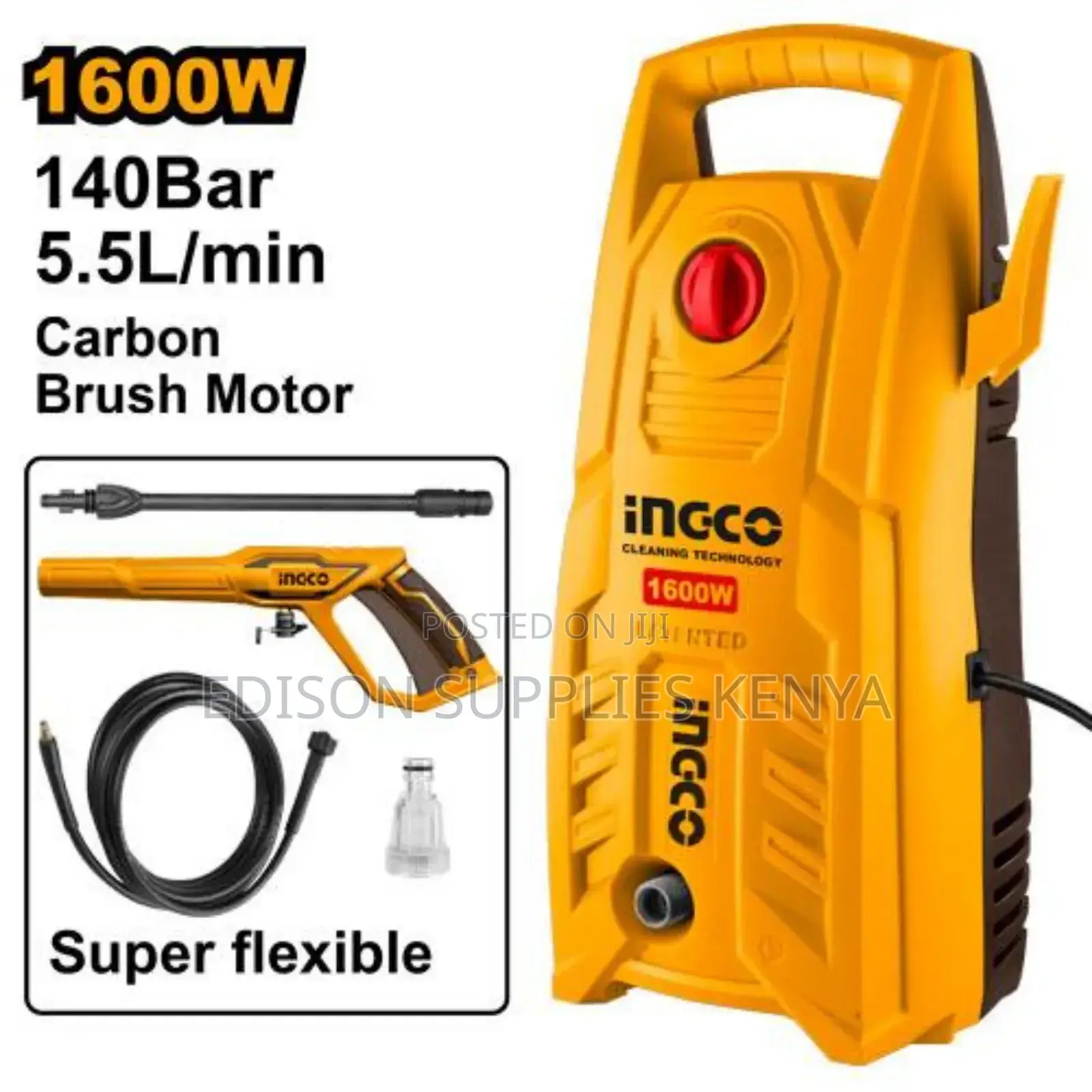 Ingco High Pressure Washers 1600W 2030psi Car Wash Machine