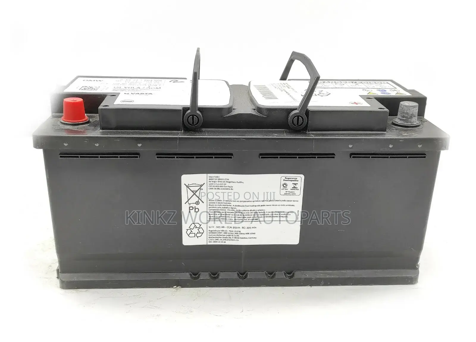 Original BMW,ROLLS-ROYCE Agm-Battery 105AH (61217604808)