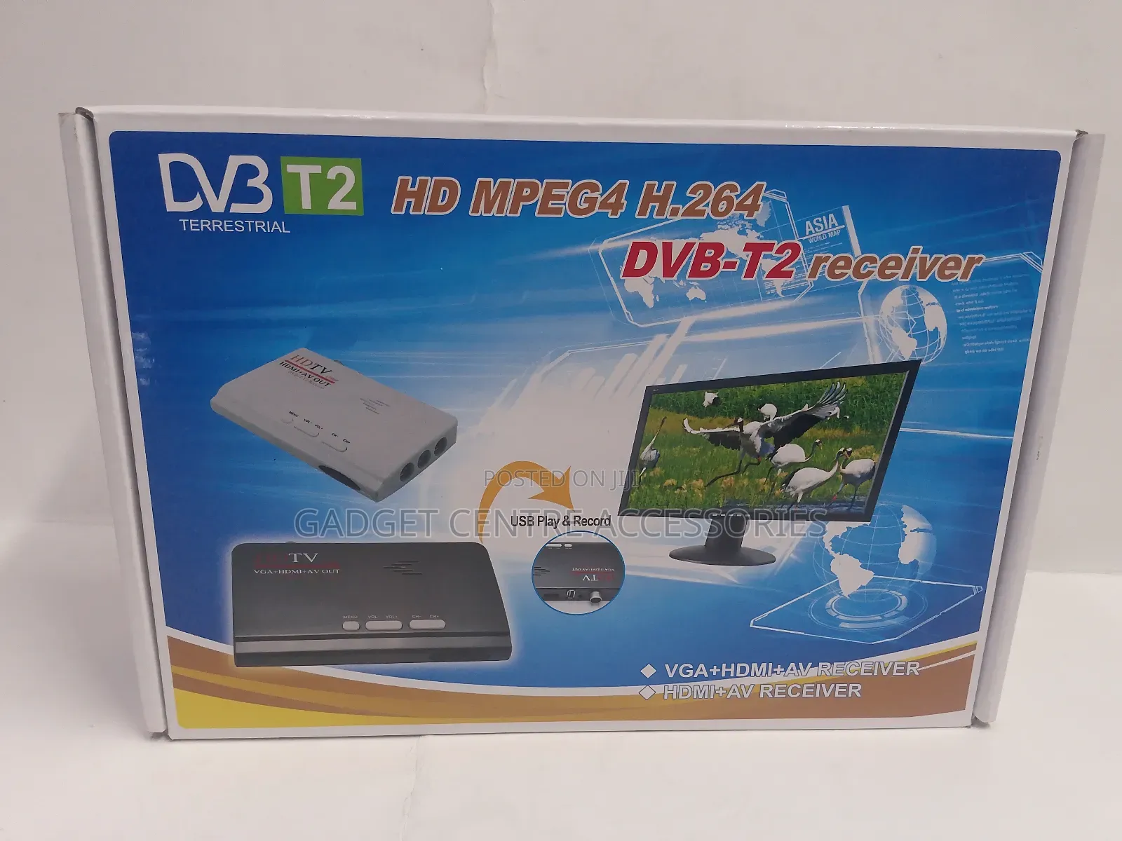 DVB-T2 Receiver TV Combo