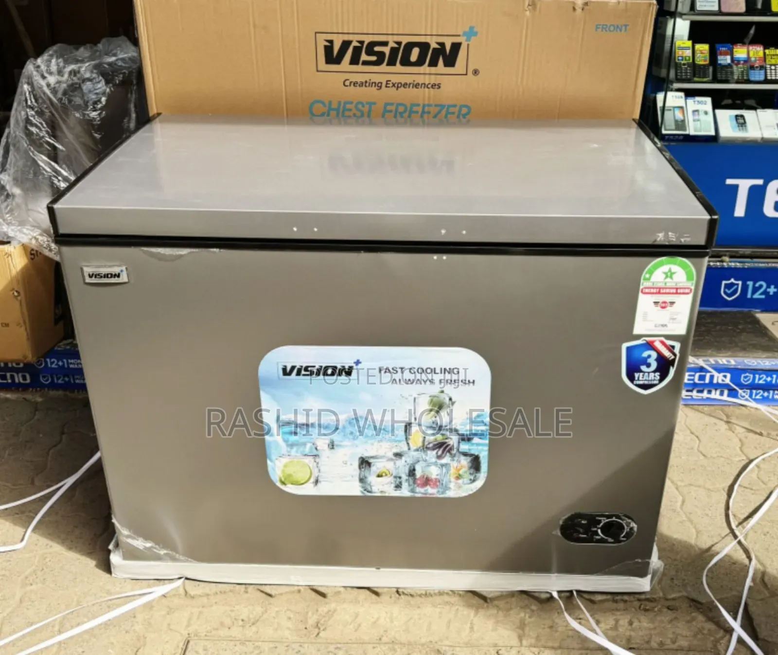 Vision Plus Chest Freezer 300L