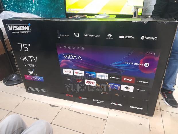 75 Inches Vision Plus Vp8875kv Frameless V+ Os Smart Tv