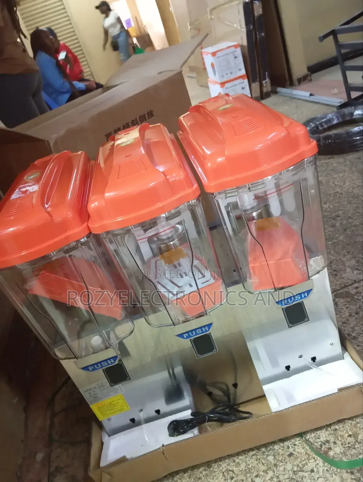 Commercial Juicer Dispenser 3 Column