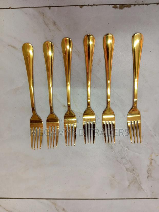 Golden Forks/6pc Dinning Forks - main view