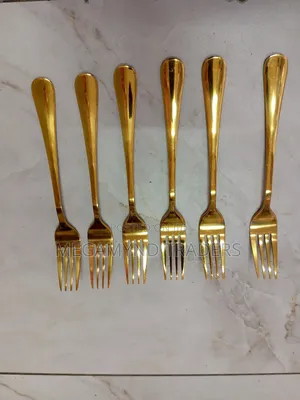 Golden Forks/6pc Dinning Forks