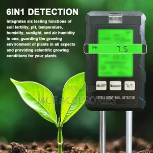 New 6 in 1 Soil Tester Ph ,Fertility Lux