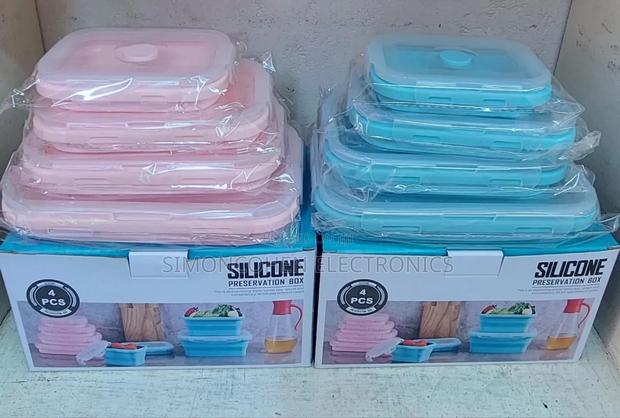 4pcs Collapsible Food Container - main view