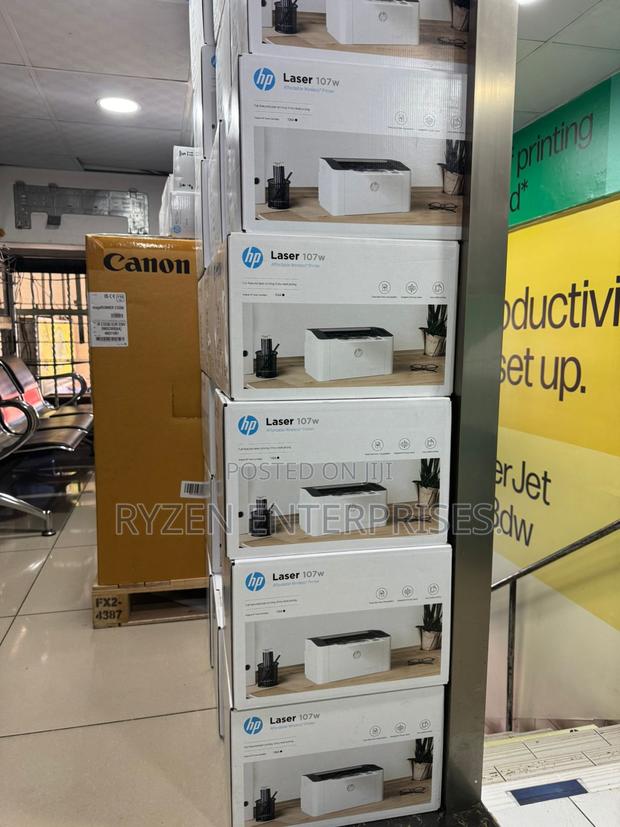 107W HP Laser Printer 107w/ HP Laser Wireless - main view