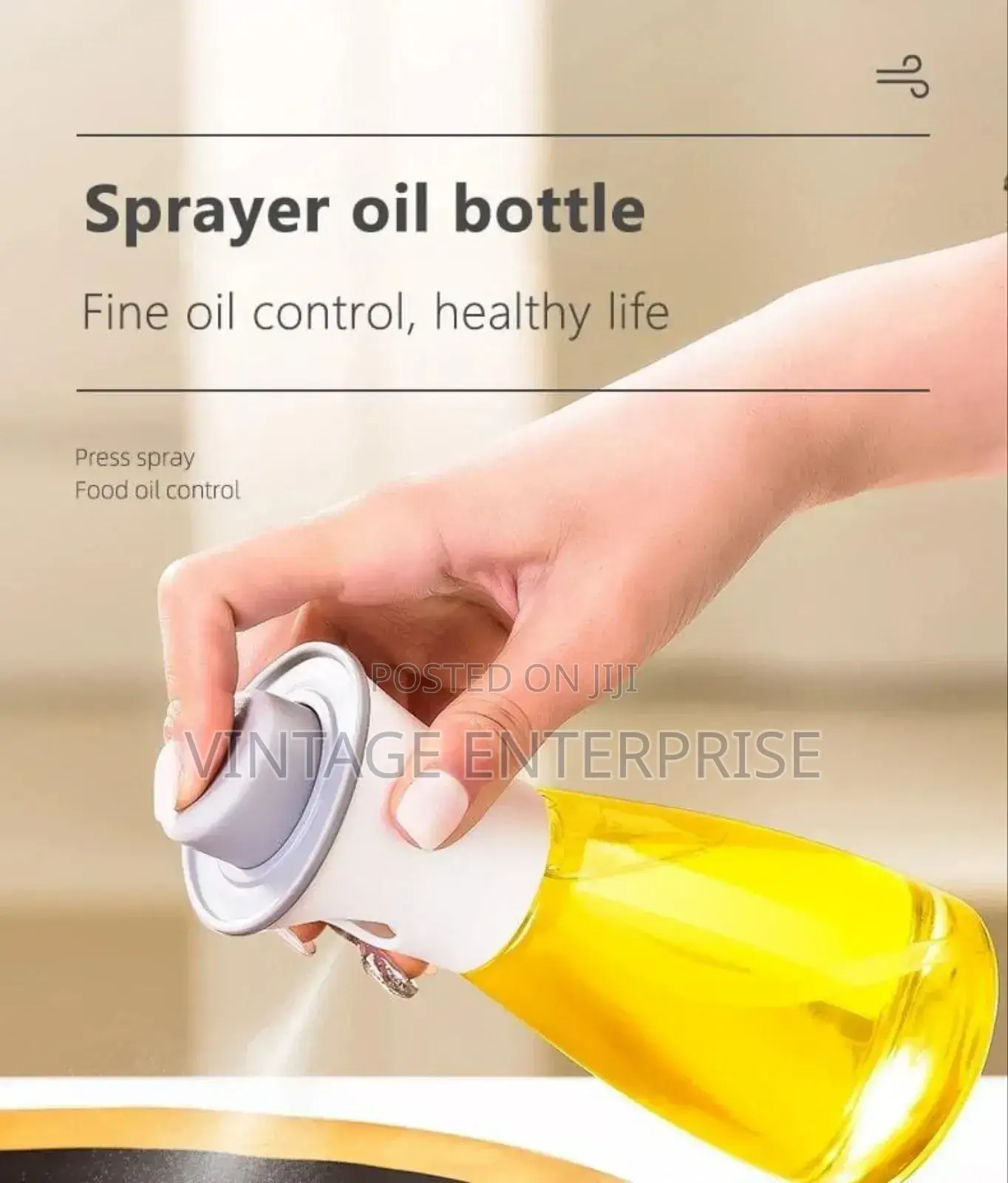 Round Oil Sprayer Bottle