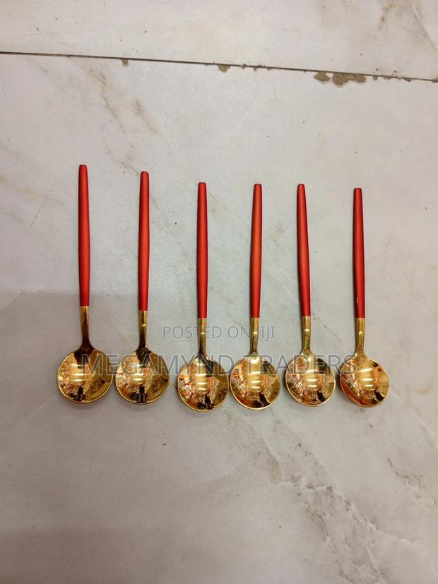 Tea Spoons/6pc Gold Tea Spoons - thumbnail 2