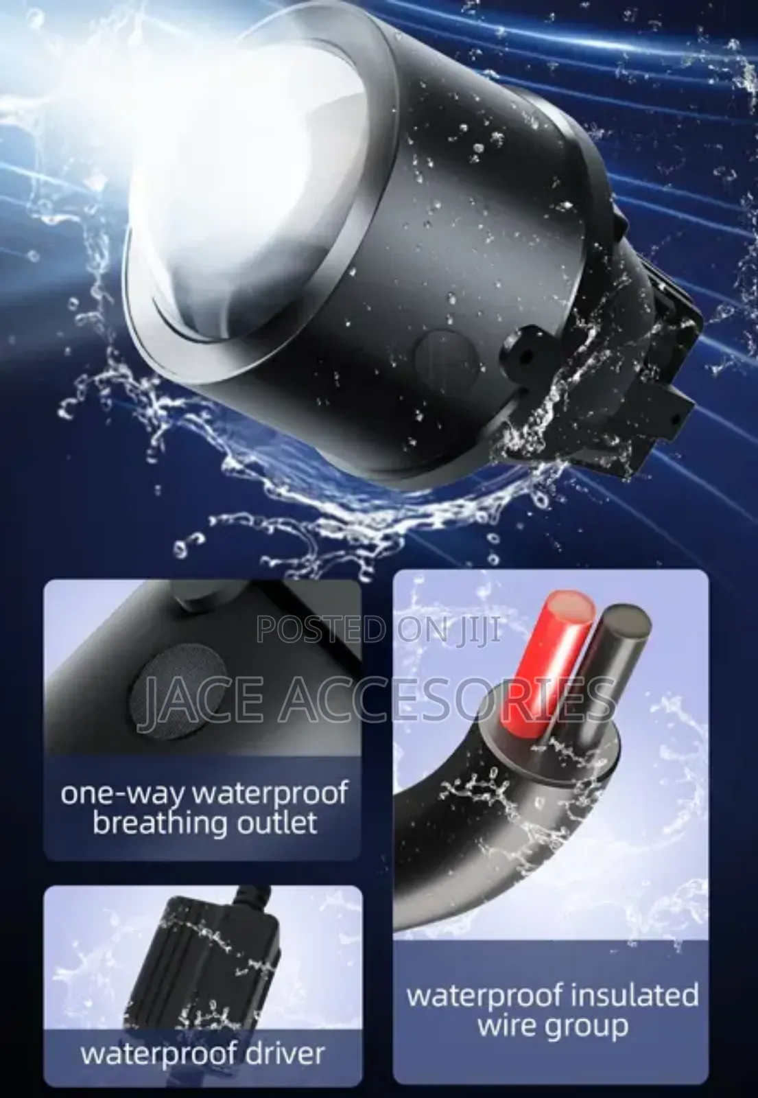 New 3' Biled Fog Projectors 110w