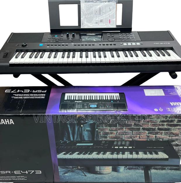 Yamaha PSR-E473 61-Key Portable Keyboard With High Voices