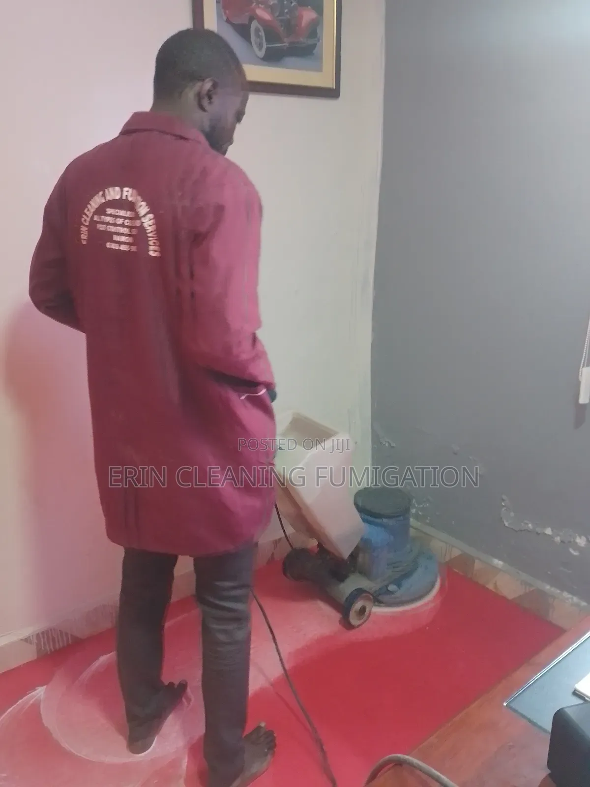 Office Floor Scrubbing and Cleaning