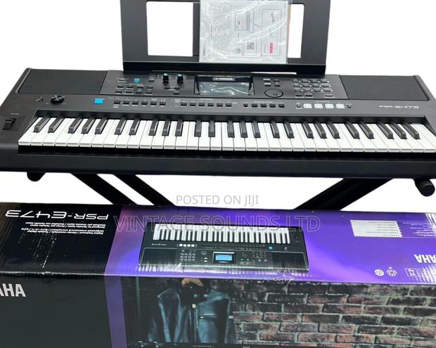 Yamaha PSR E473 Keyboard W/ Keyboard Stand - main view
