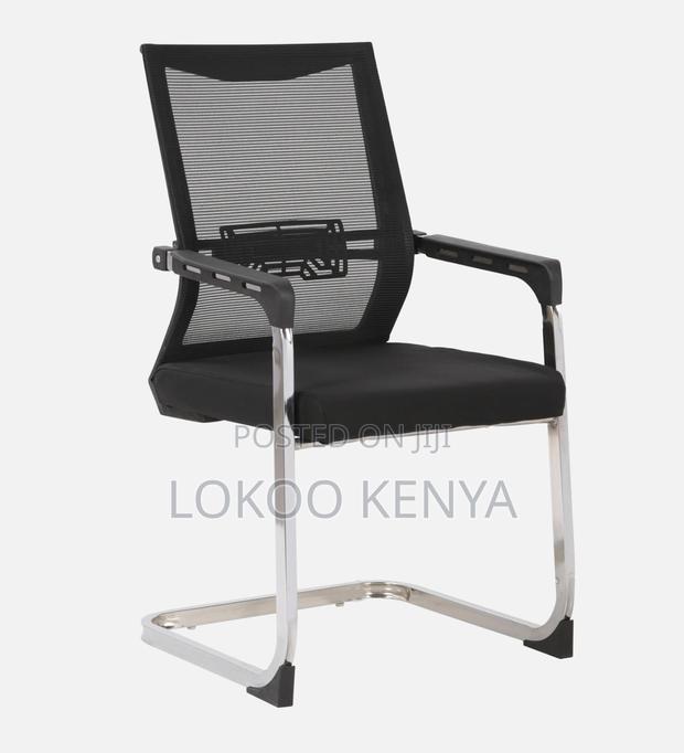 Office Chair: Black Mesh Office Chair - thumbnail 4