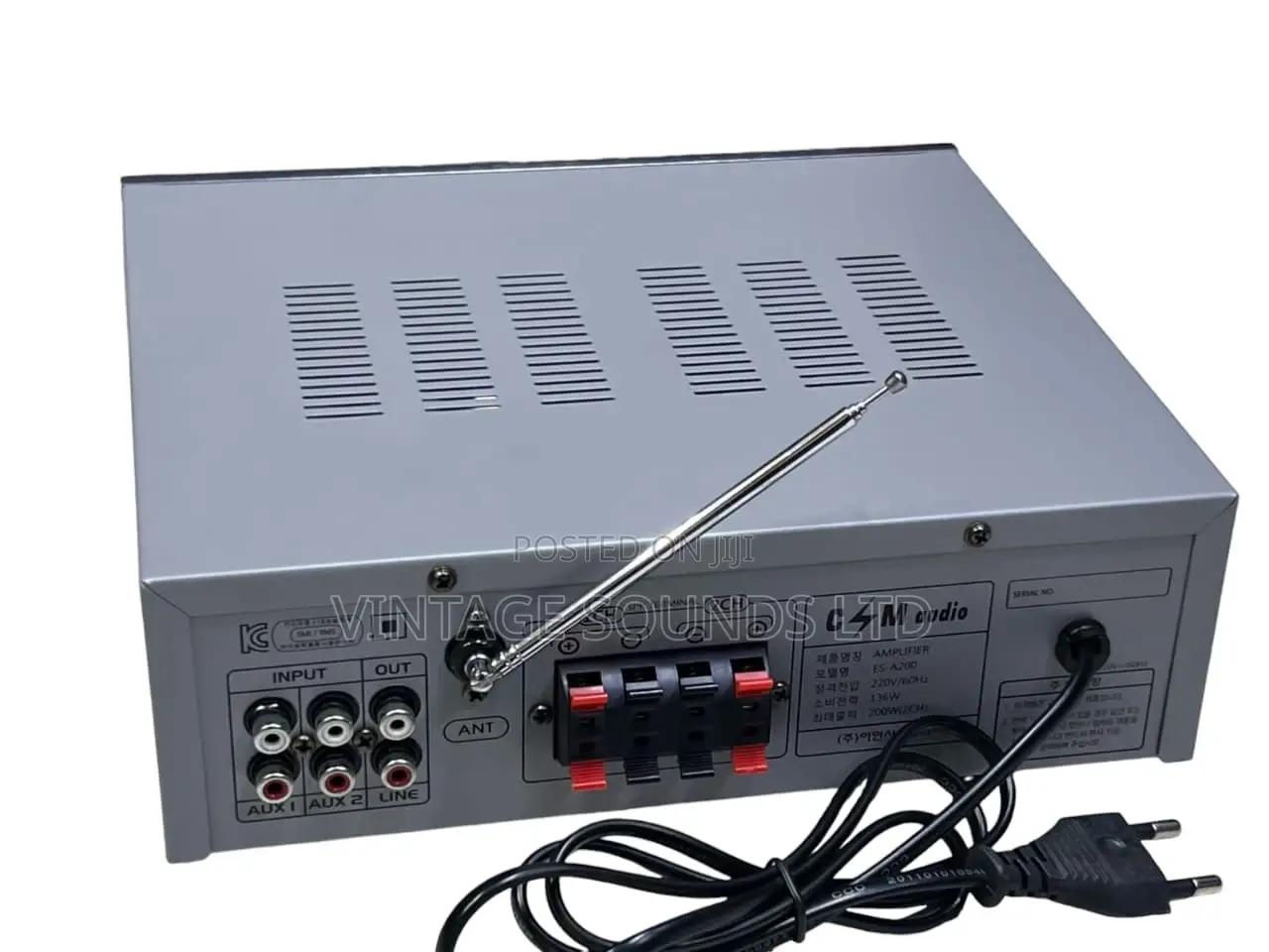 C Maudio Es-A200 Plus Karaoke Amplifier W/Usb Bt