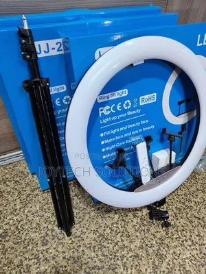 LJJ-22 LED Selfie Ring Light 22 Inch Triple Phone Holder