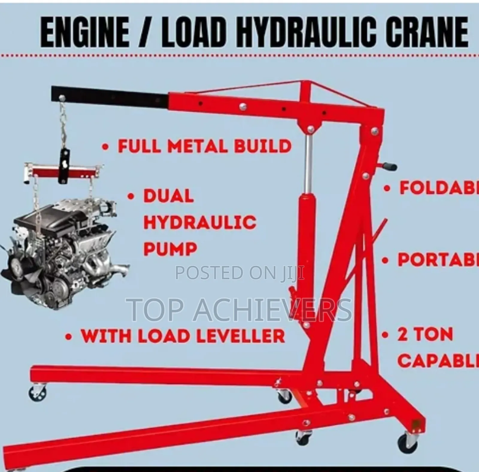 2ton Engine Lift/Hydraulic Engine Hoist Crane
