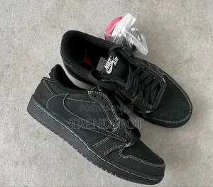 Travis Scott X Air Jordan 1 Low "Black Phantom"
