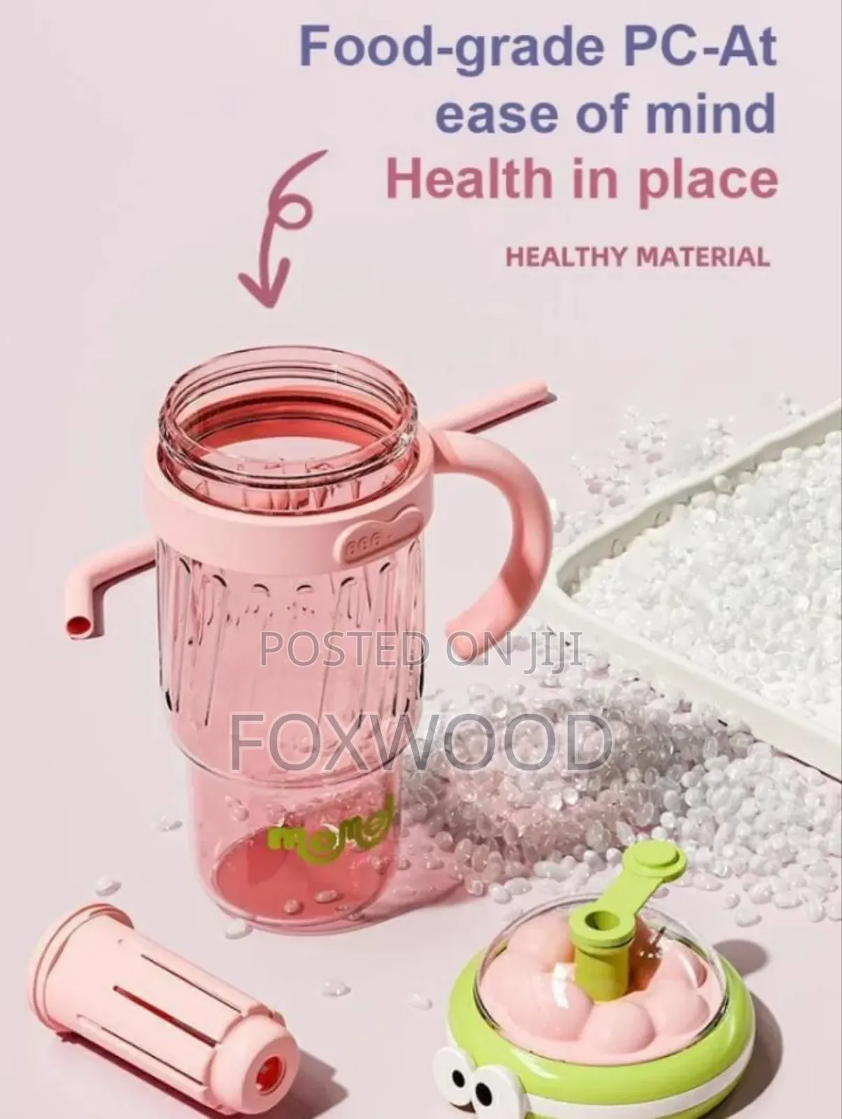 Ice-Cream Cup/Milkshake Cup With Straw