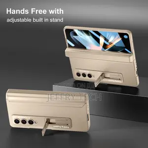 Samsung Galaxy Z Fold 6 Metal Effect Case With Protective Sc