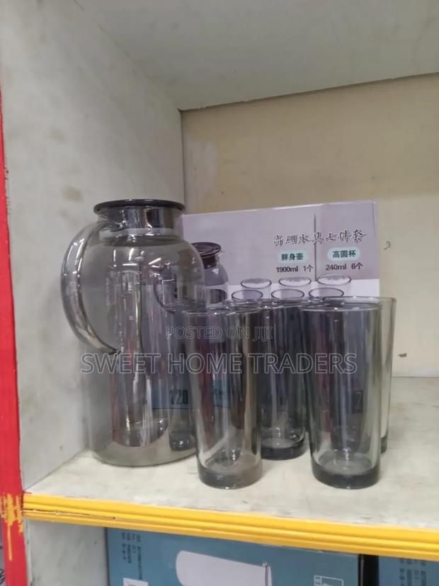 Water Set Coloured Jug
