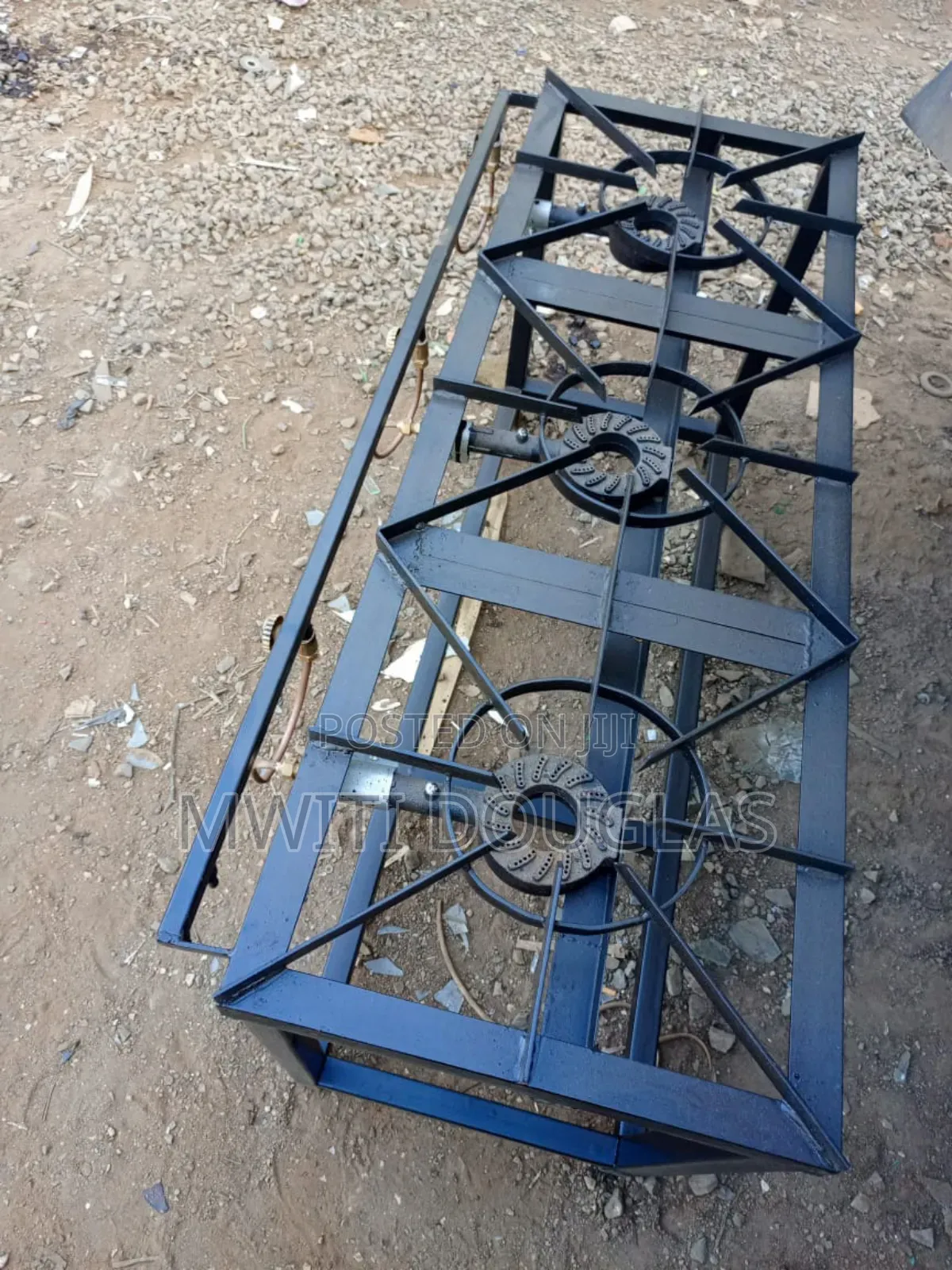 Super Mild Steel Three Burner