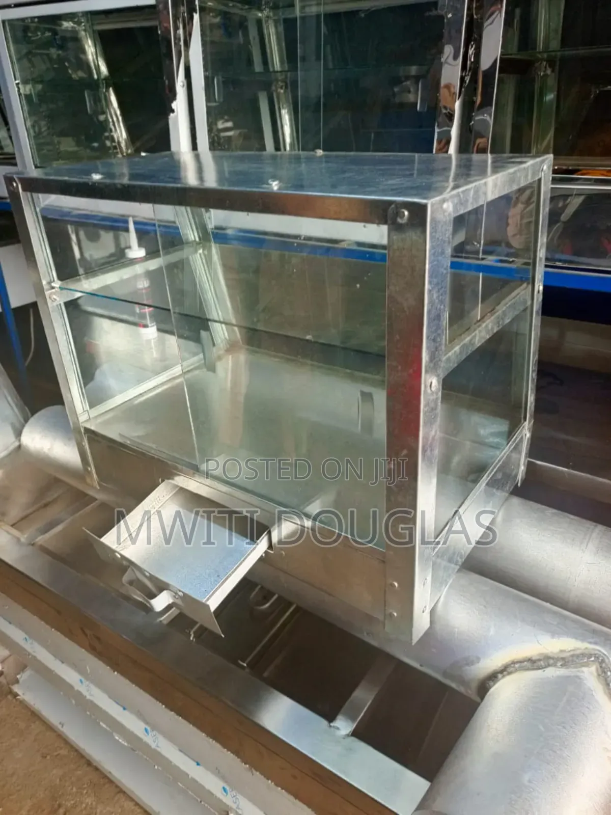 Charcoal Food Warmer Display