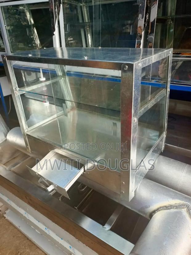 Charcoal Food Warmer Display