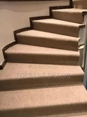 Brown Delta Staircase and Office Wall to Wall Carpets