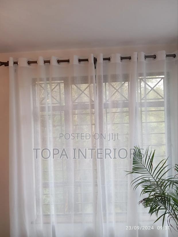 Cozy Ambience White Window Sheers White Window Sheers