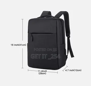 *Laptop Bag With External Usb Socket* Main Bag Comput