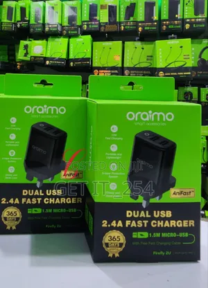 *October Deal No.7;* Oraimo Firefly 2U U67D+M53 Dual USB 2