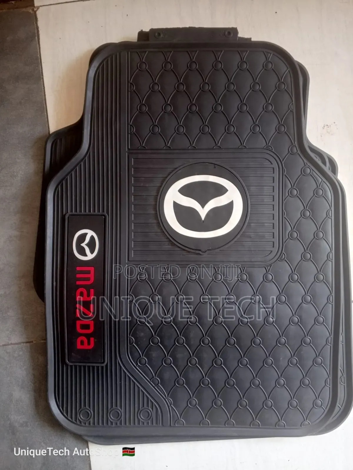 Anti-Slip Mazda Rubber Mats – 5-Piece Set