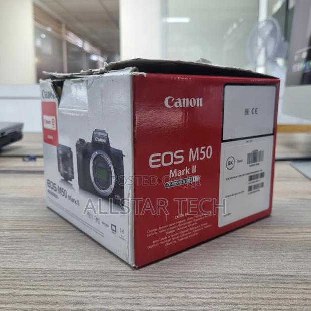 Canon EOS M50 Mark II Mirrorless Camera With 15-45mm Lens - thumbnail 5