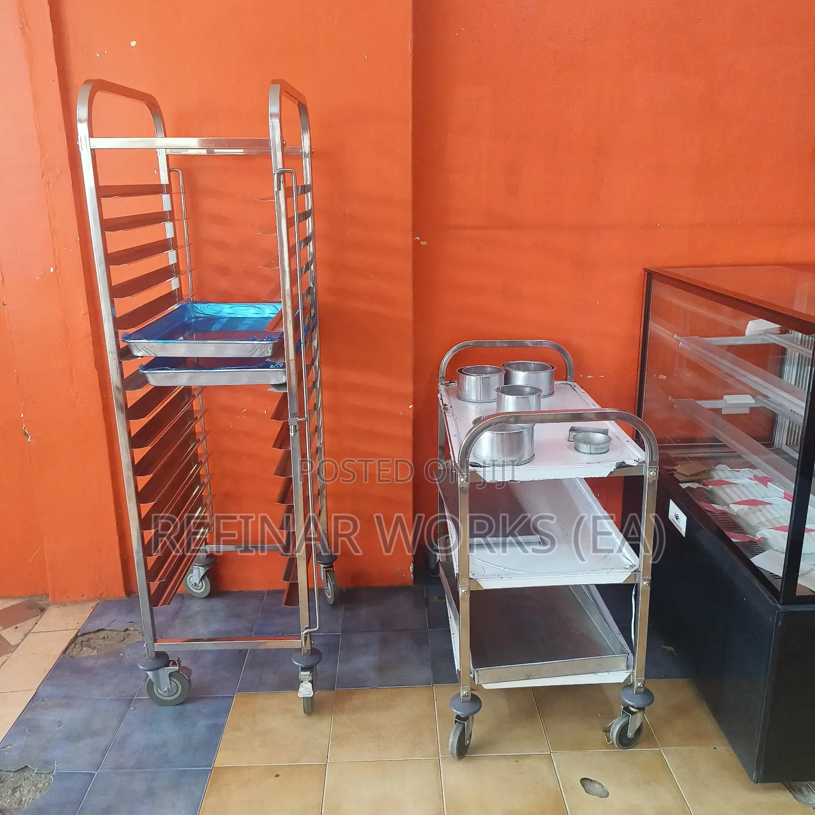 Stainless Steel Works - Tables, Bakery Shelves, Sinks