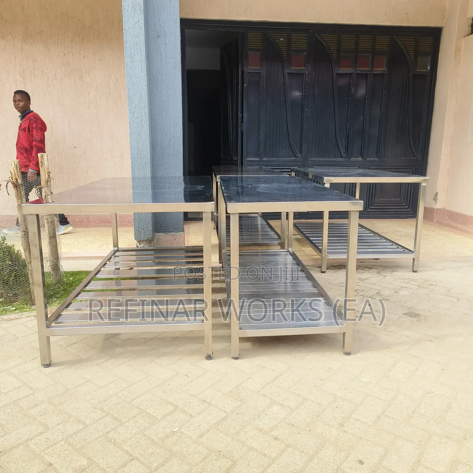 Stainless Steel Works - Tables, Bakery Shelves, Sinks