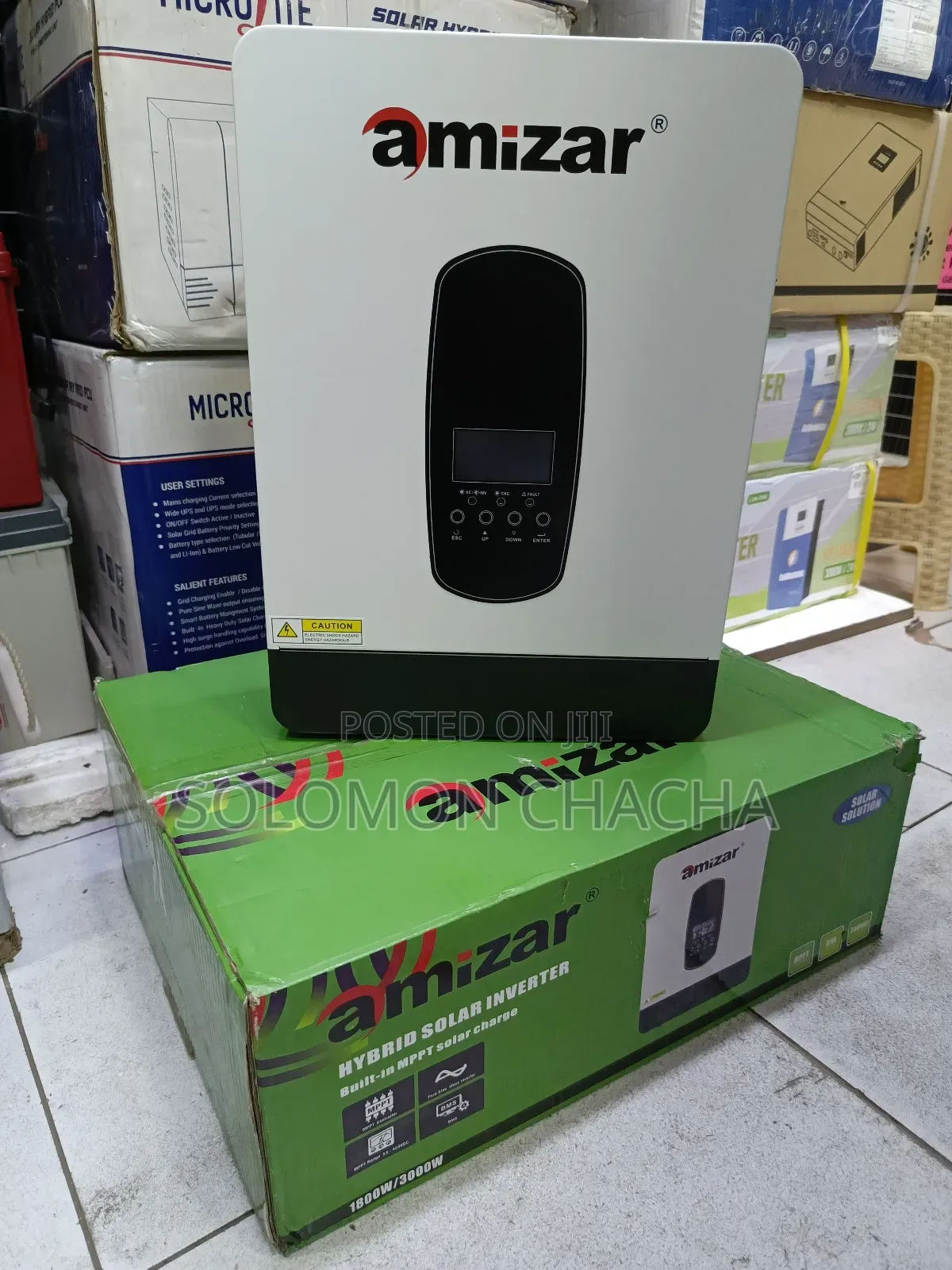 Amizar 3.2kva Hybrid Inverter With Max.Pv Voltage 450dcv